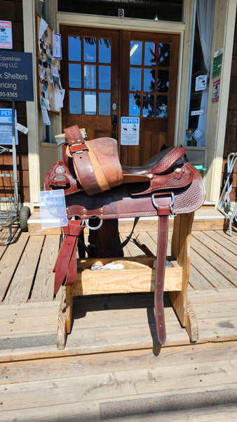 ON TRIAL 17" Crates Supreme Western Trail Saddle