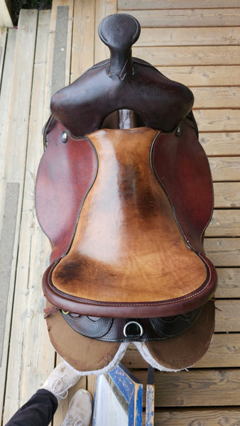 16" Ortho-Flex Baron Western Saddle