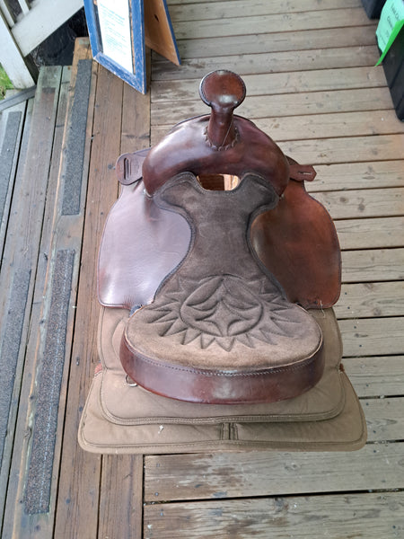 15" Big Horn Cordura Roper Western saddle