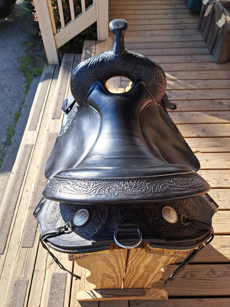 16" High Horse by Circle Y Round Rock Gaited Western Trail Saddle