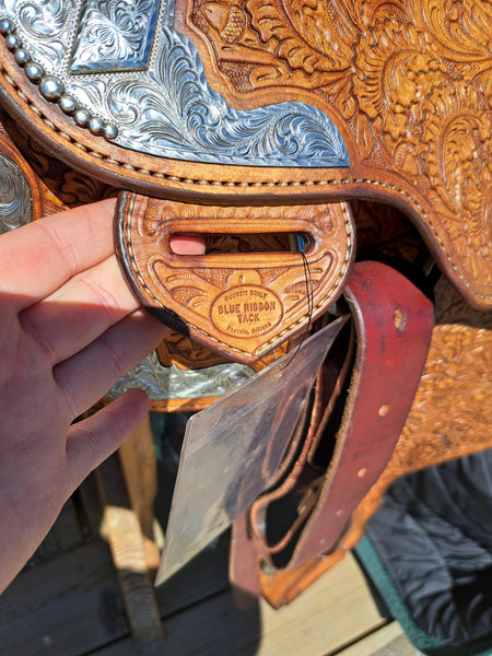 16" (Finished to 15") Blue Ribbon Western Equitation Show Saddle