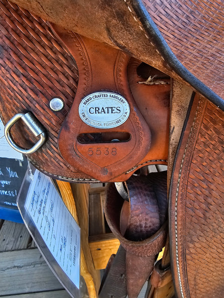 16" Crates Western Equitation Show Saddle Package