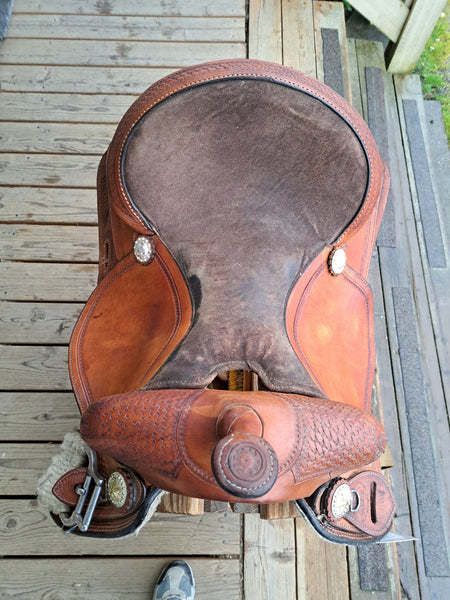 ON TRIAL 15" King Series All Around Western Trail Saddle