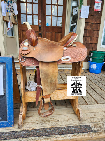 14" Crates Kim Landry Barrel Racing Saddle