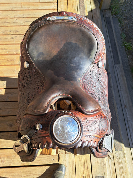 15" Champion Turf Western Equitation Show Saddle