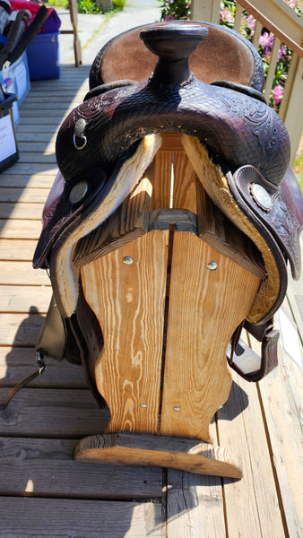 16" Circle Y Richard Shrake Resistance Free Western Equitaiton Show Saddle