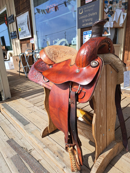15" Texas Saddlery Roping Saddle