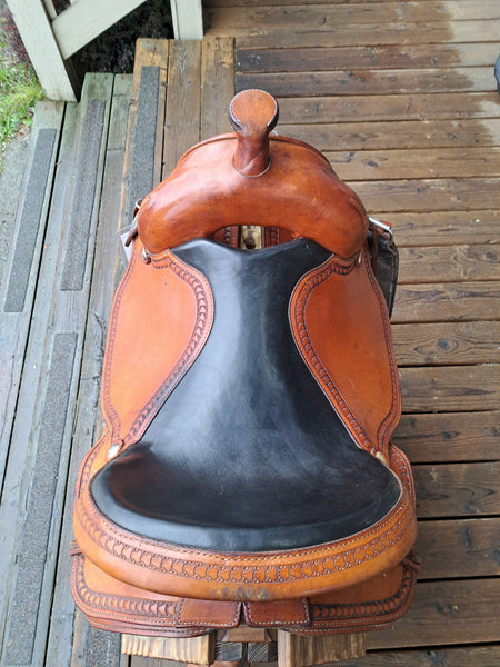 16" Ortho-flex Range Roper Ranch Saddle