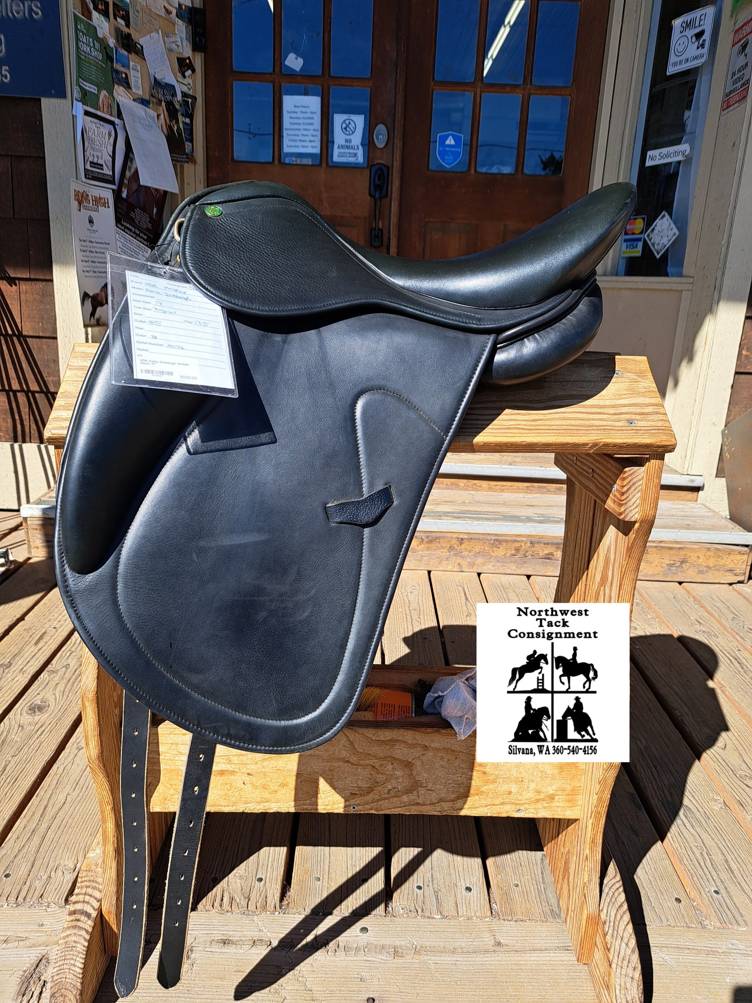 17" HDR Karla Monoflap Dressage Saddle