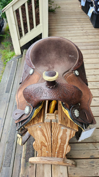 16" Silver Royal Jackpot All Around Western Saddle
