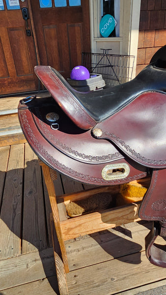 16" Circle Y Oasis Arabian Flex Lite Trail Saddle