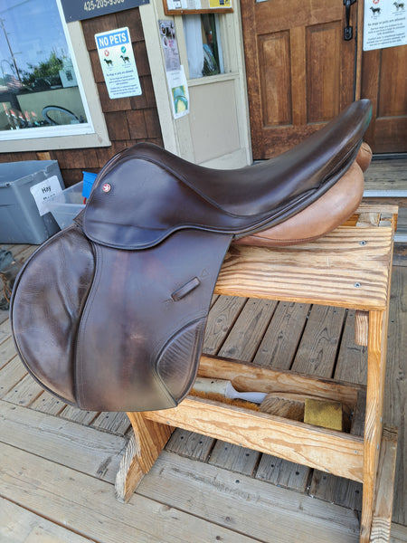 18" Jeffries Falcon Adler VSD Jumping Saddle