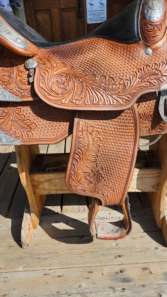 17" Dale Chavez Western Equitation Show Saddle