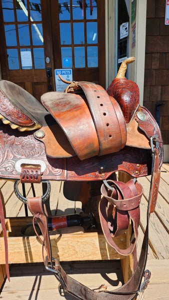 15" Rico Barrel Racing Saddle
