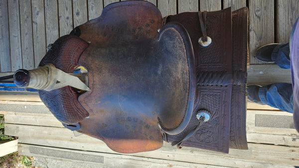 16" SRS All Around Roper Saddle
