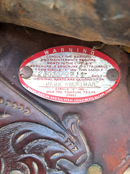 14" Circle Y Park & Trail Saddle