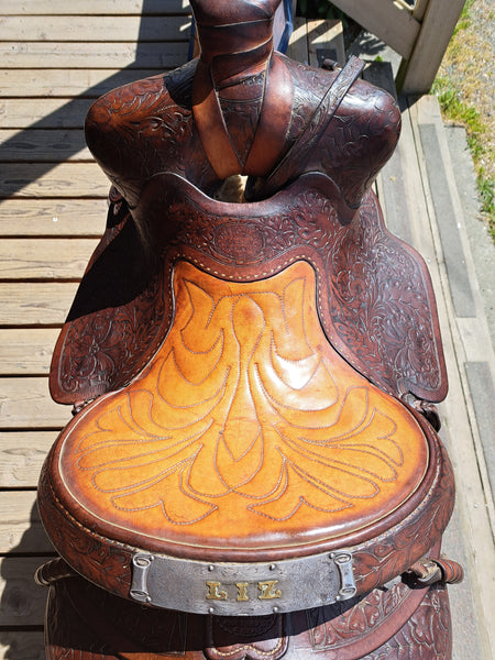 14" Vintage Hercules Olsen Western Saddle