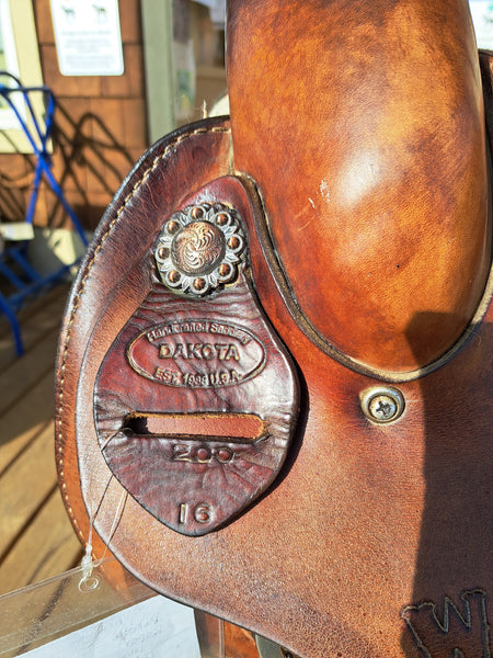 16" Dakota Roping Saddle
