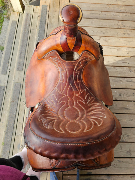 16" Simco Roping Saddle