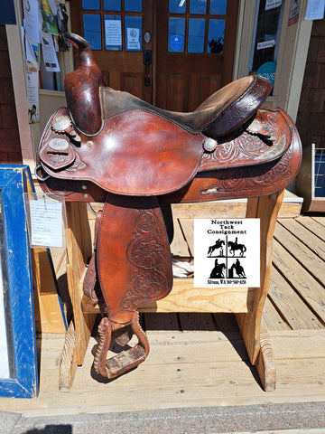 15.5" Crates Western Equitation Show Saddle