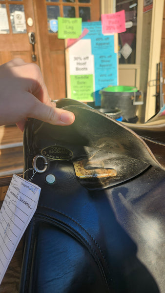 17" County Warmblood WB Dressage Saddle