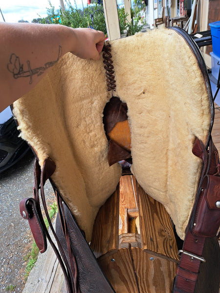 15" Hereford Tex Tan Western Pleasure Saddle