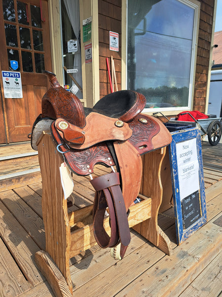13" Double T Barrel Saddle