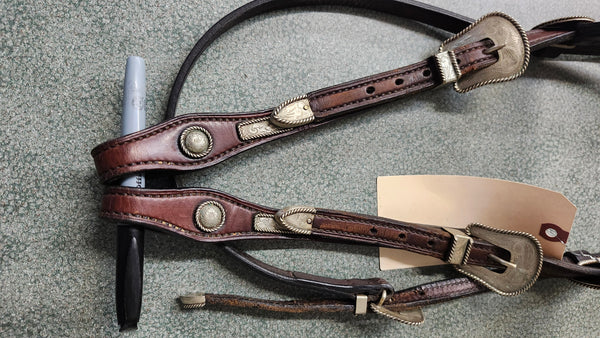 Western Show Bridle With Browband