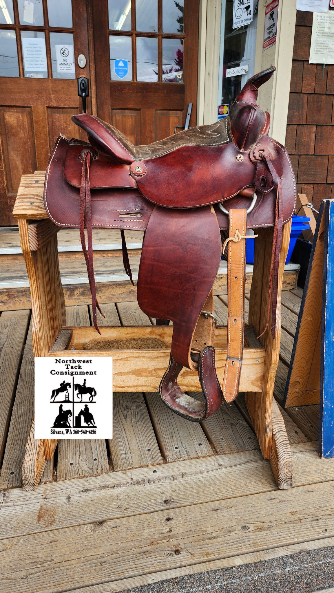 16" Hereford Tex Tan Western Pleasure Trail Saddle