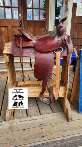 16" Hereford Tex Tan Western Pleasure Trail Saddle