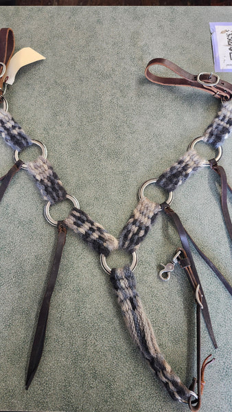 Mohair Breast Collar W/ Rings