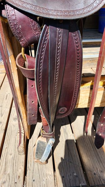 17" Allegany Mountain Saddlery Weatherly Wade Custom Saddle