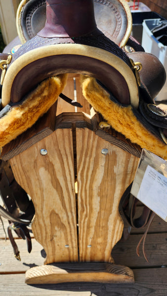 17" Allegany Mountain Saddlery Weatherly Wade Custom Saddle