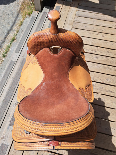 16" Hereford Tex Tan All Around Western Saddle