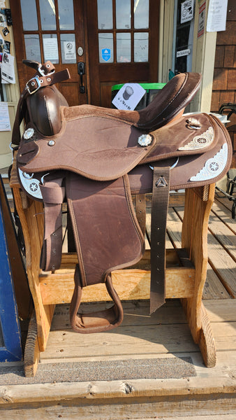 ON TRIAL 15" Synthetic Western Saddle