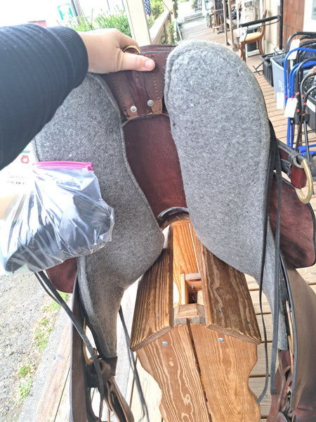 15.5" Tucker Black Mountain Trail Saddle