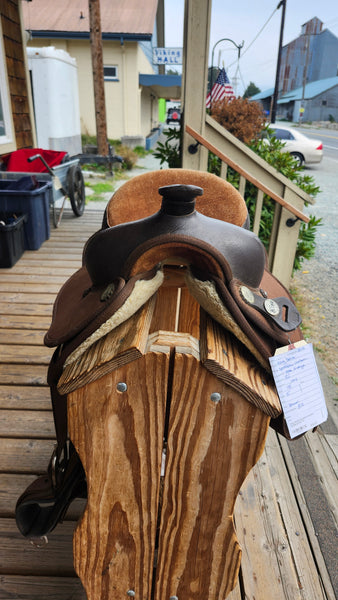 10" King Series Synthetic Western Saddle