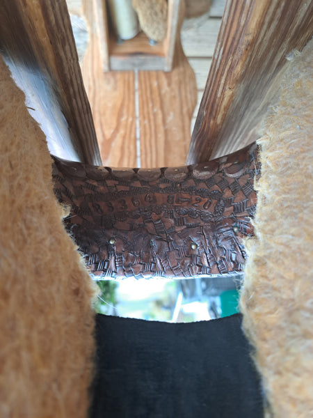 14.5" Double J Pozzi Pro Barrel Racing Saddle