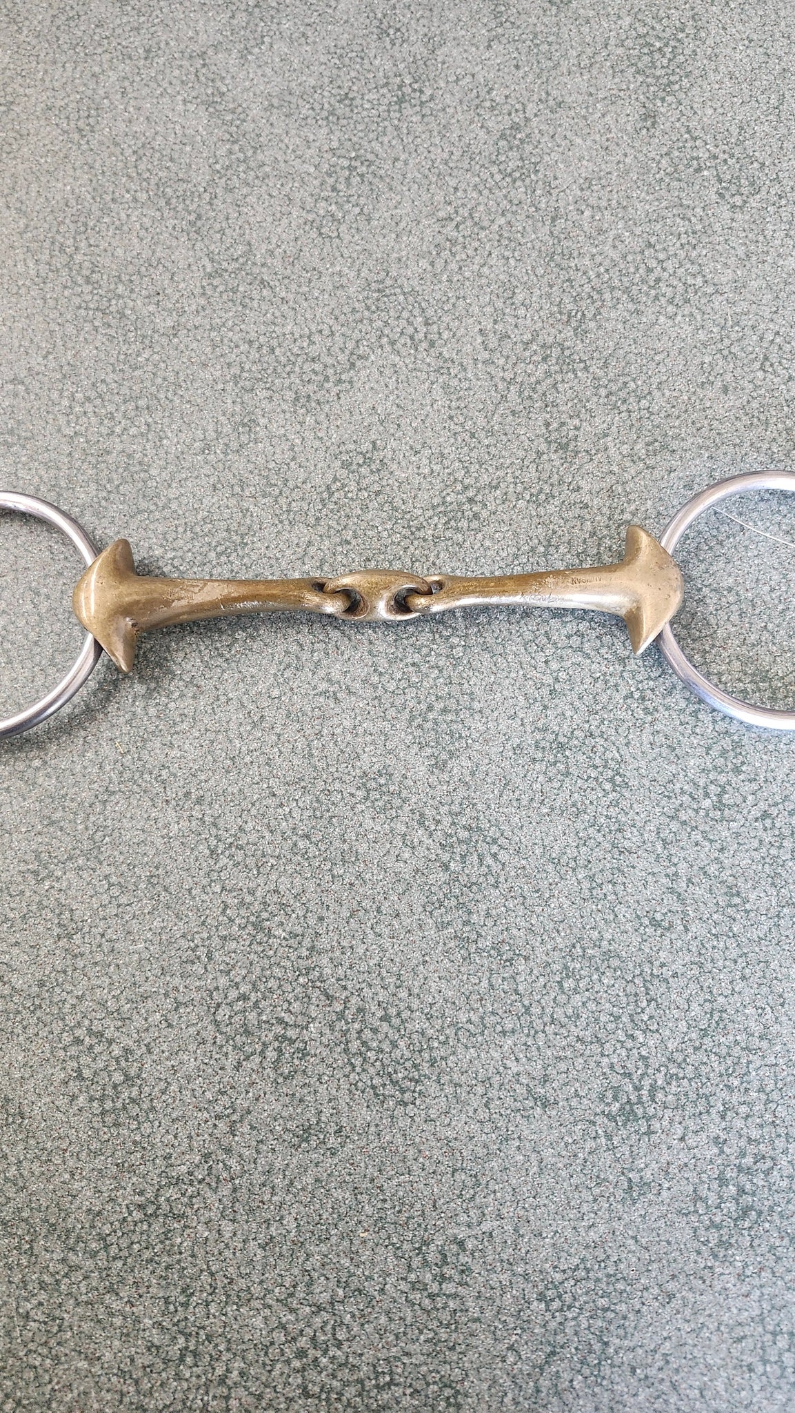 5.75" Herm Sprenger Aurigan loose Ring Snaffle with Lozenge
