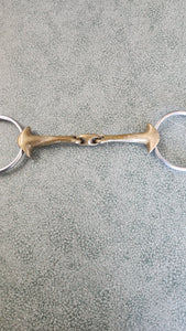 5.75" Herm Sprenger Aurigan loose Ring Snaffle with Lozenge