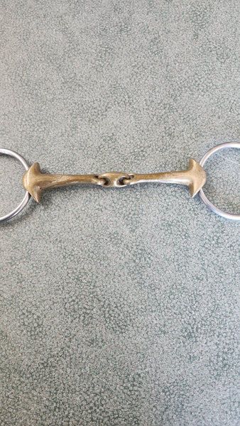 5.75" Herm Sprenger Aurigan loose Ring Snaffle with Lozenge