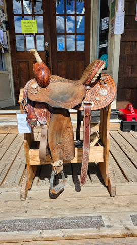 14" Martha Josey Cirlce Y  Barrel saddle