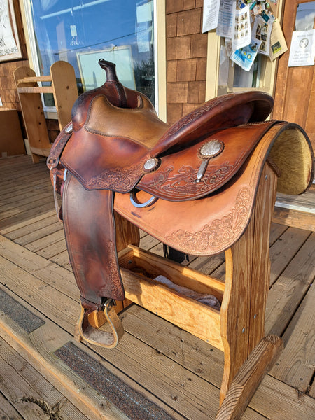 16" Don Leson Reinmaker Reining Saddle