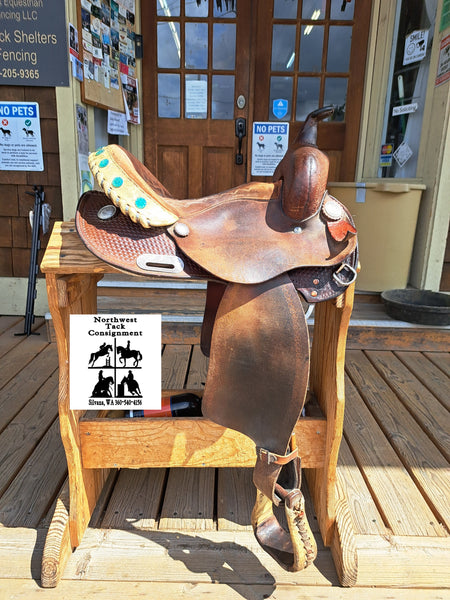 14" Courts Saddle Co Barrel Saddle