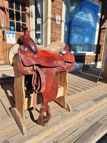 16" Hereford Tex Tan Roping Saddle