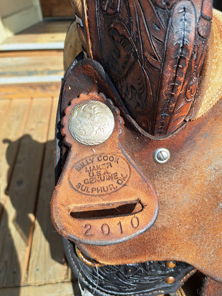 14.5" Billy Cook Barrel Saddle