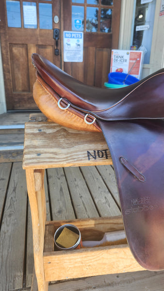 17" Stubben Siegfried VSD D.L. All Purpose English Saddle