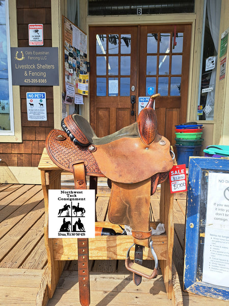 13" Three Forks Merril Barrel Saddle