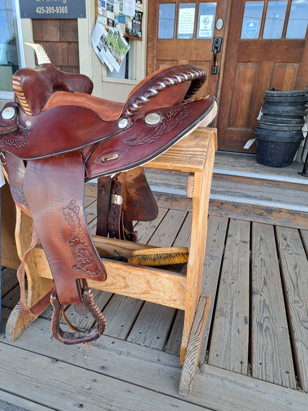 ON TRIAL 16" Blue Ridge Barrel Saddle