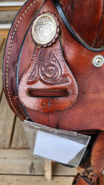 16" Hereford Tex Tan Western Pleasure Trail Saddle